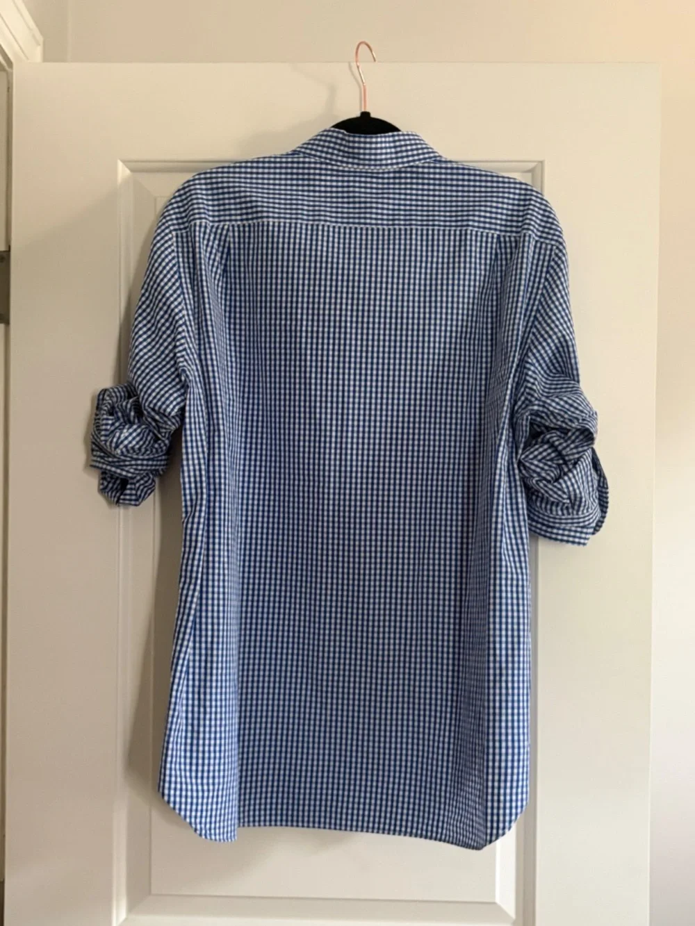 J. Crew blue white